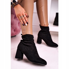 Bottes Classiques Pour Femmes Sur Talon En Daim Noir Anneau le noir 3