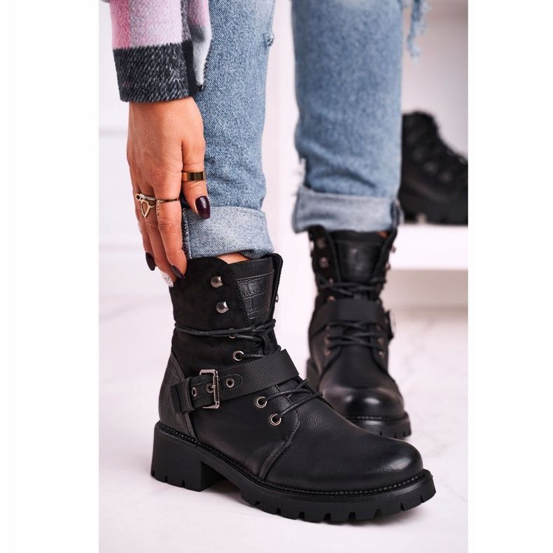 Bottes chaudes noires pour femmes Workers le noir 1 Bottes chaudes noires pour femmes Workers le noir 1