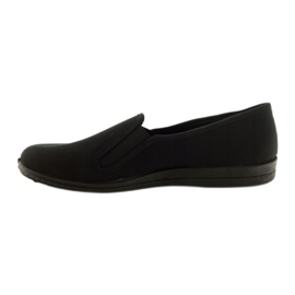 Pantoufles à enfiler noires Befado 001M060 le noir 2