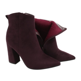 Evento Bottines en daim violet 7