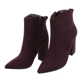 Evento Bottines en daim violet 5
