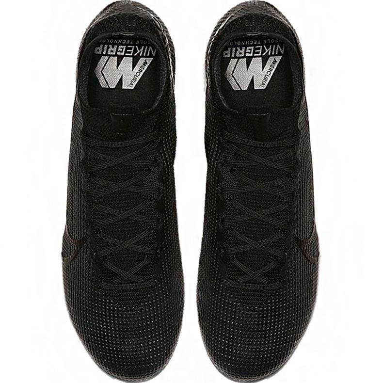 Nike Mercurial Superfly 7 Elite Fg AQ4174 001 chaussures de football noir noir 1