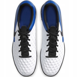 Nike Tiempo Legend 8 Club Tf AT6109 104 chaussures de football blanc, bleu, noir blanche 1 Nike Tiempo Legend 8 Club Tf AT6109 104 chaussures de football blanc, bleu, noir blanche 1