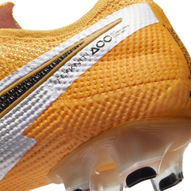 Chaussure de football Nike Mercurial Vapor 13 Elite Fg AQ4176 801 jaune, noir, blanc jaune 7
