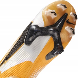 Chaussure de football Nike Mercurial Vapor 13 Elite Fg AQ4176 801 jaune, noir, blanc jaune 8