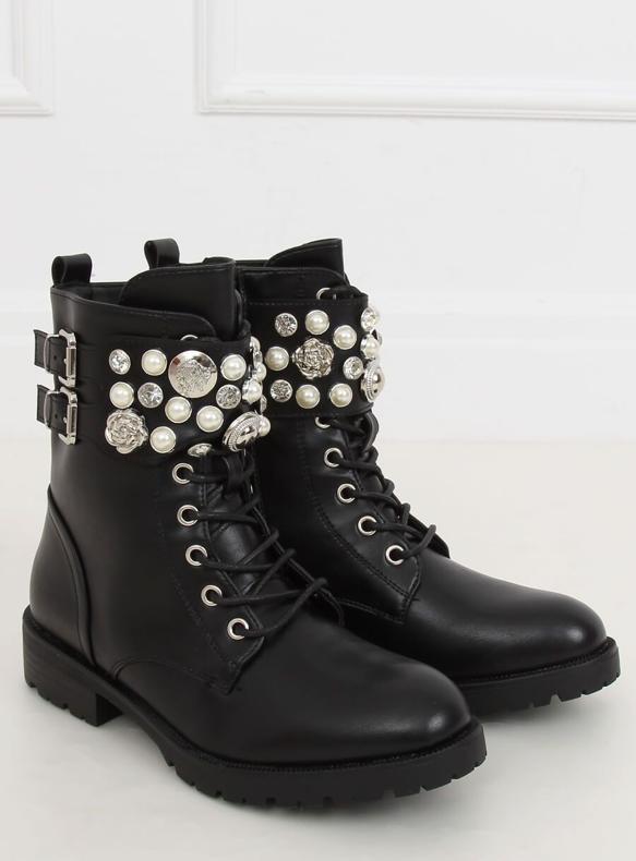 Bottes noires pour femmes noires 7670-PA Black 1