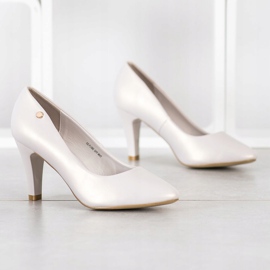 Goodin Escarpins décontractés blanc multicolore 1