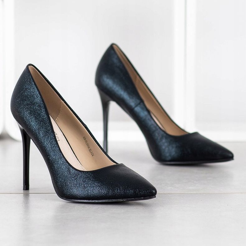 Goodin talons hauts à la mode le noir 1