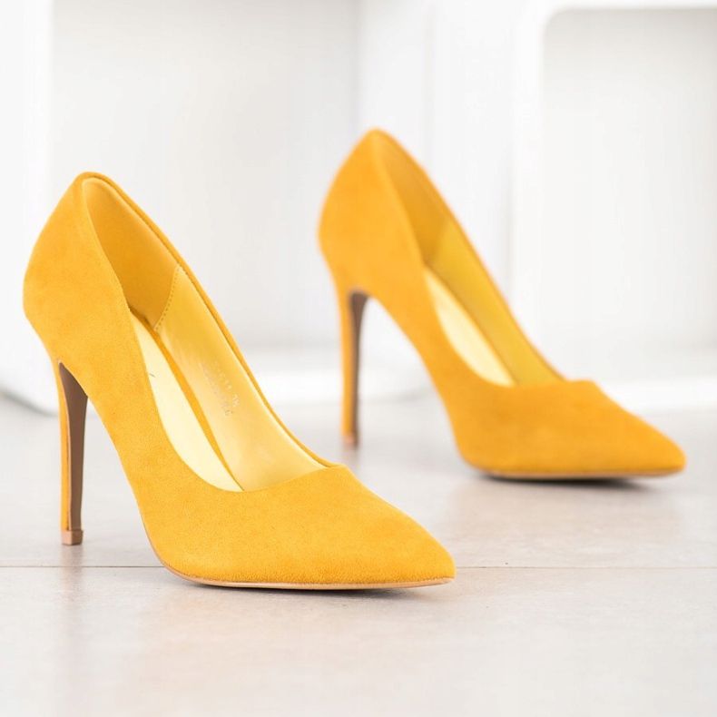Renda Talons en daim jaune 2 Renda Talons en daim jaune 2