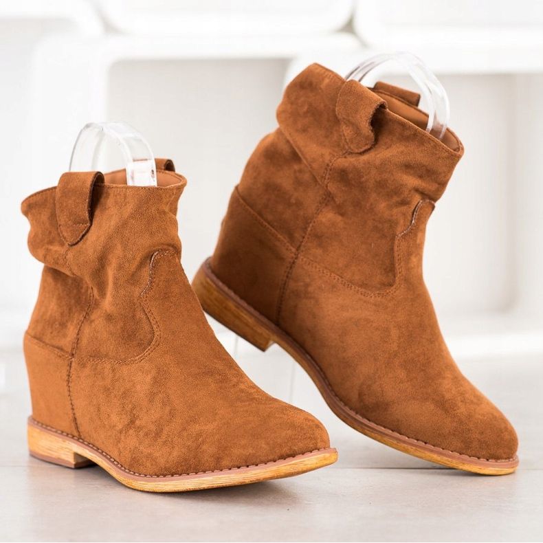 Bottes de cowboy par Sergio Leone brun jaune 2