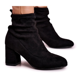 Bottes Classiques Pour Femmes Sur Talon En Daim Noir Anneau le noir 5