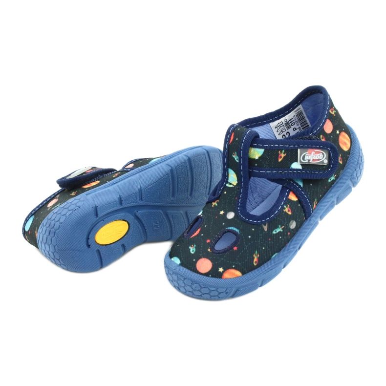 Chaussures enfant Befado 533P011 bleu marine bleu multicolore 4