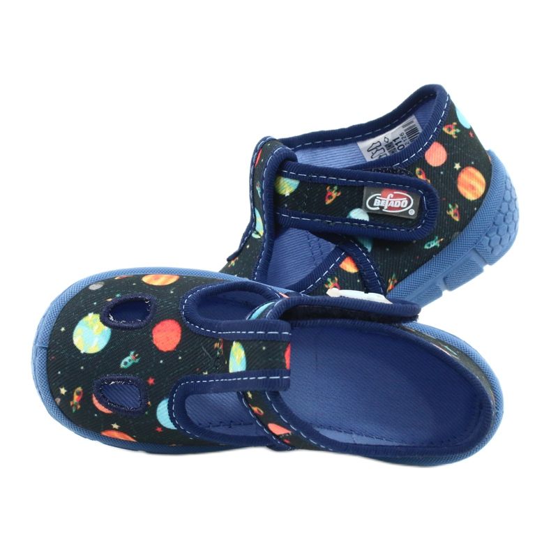 Chaussures enfant Befado 533P011 bleu marine bleu multicolore 5