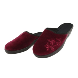 Chaussons Befado velours 219D427 chaussons bordeaux le noir rouge multicolore 2 Chaussons Befado velours 219D427 chaussons bordeaux le noir rouge multicolore 2