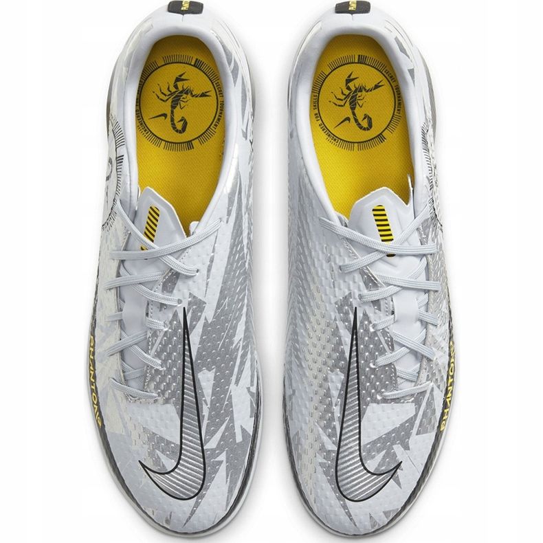 Nike Phantom Gt Scorpion Academy Ic DA2265 001 chaussures de football argent argent 1 Nike Phantom Gt Scorpion Academy Ic DA2265 001 chaussures de football argent argent 1
