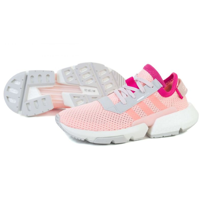 Chaussures Adidas POD-S3.1 Jr EE8715 rose vert 1