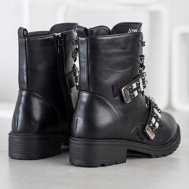 Seastar Travailleurs lacés avec des cristaux le noir 2 Seastar Travailleurs lacés avec des cristaux le noir 2