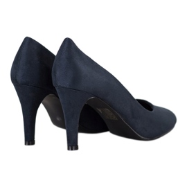 Renda Escarpins en daim bleu marine 2