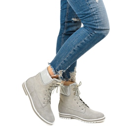 Bottes isolées grises d'Arlinda 1 Bottes isolées grises d'Arlinda 1