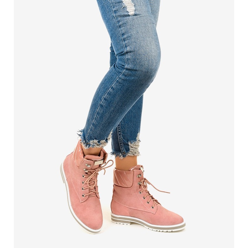 Bottes isolées roses d'Arlinda 1 Bottes isolées roses d'Arlinda 1