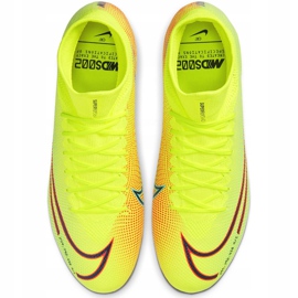 Nike Mercurial Superfly 7 Pro Mds Fg BQ5483 703 chaussures de football blanc, noir, rose jaune 1