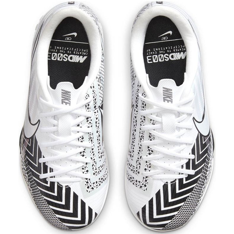Chaussure de football Nike Mercurial Vapor 13 Academy Mds Tf Junior CJ1178 110 blanc blanc 1
