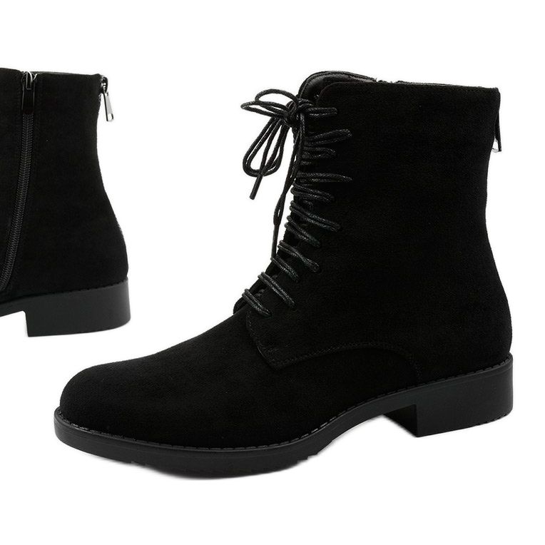 Bottes de travail noires pour femmes A8316 / A le noir 1