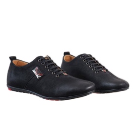 Chaussures pour hommes noires WF932-1 1