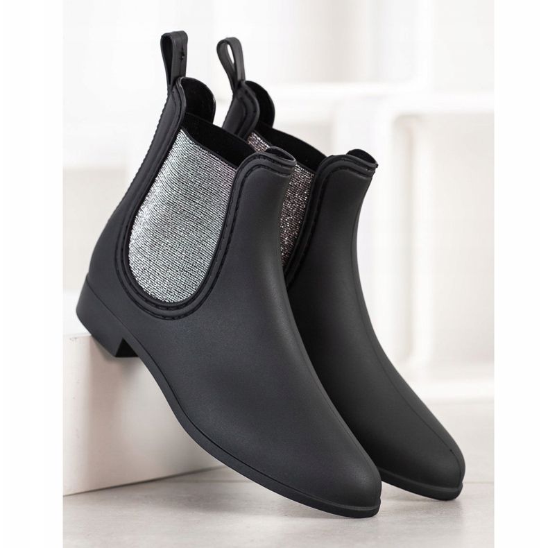 SHELOVET Galoches élégantes le noir 1 SHELOVET Galoches élégantes le noir 1