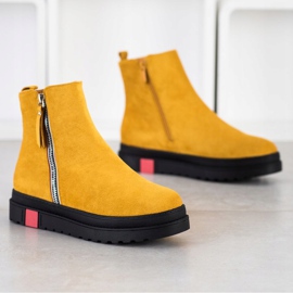 Seastar Bottes sur la plate-forme noire jaune 3