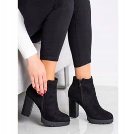 Small Swan Bottes à talons hauts le noir 3