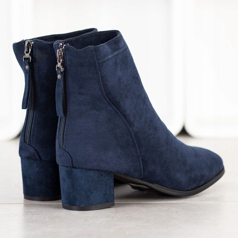 Sabatina Bottes bleu marine sur un pilier 1