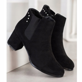 J. Star Bottes chaudes à talons hauts le noir 1
