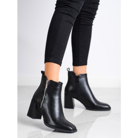 SHELOVET Bottes classiques avec une fermeture éclair le noir 4