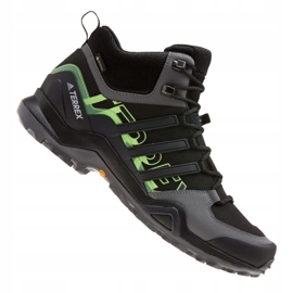 Adidas Terrex Swift R2 Mid Gtx chaussures homme noir EH2281 le noir gris vert 5