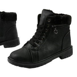 Bottes noires de Dorfir bottes isolées le noir 1