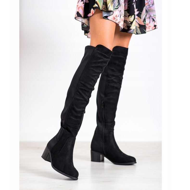 Balada Bottes sur le poste bas noir 1