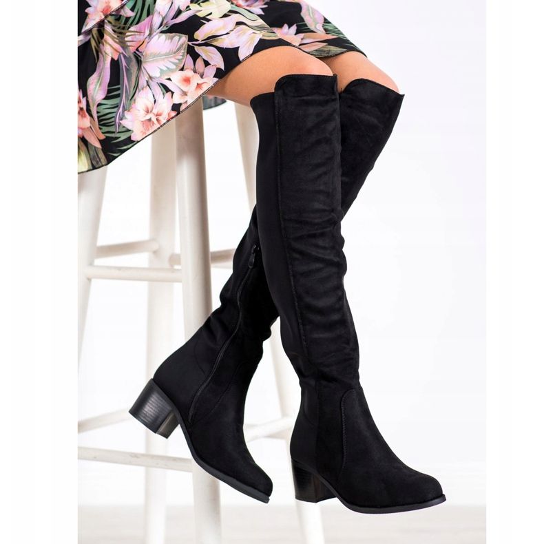 Balada Bottes sur le poste bas noir 2