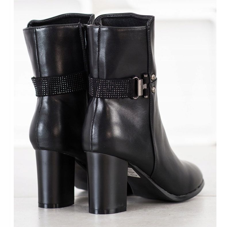 Sabatina Bottes hautes élégantes le noir 1