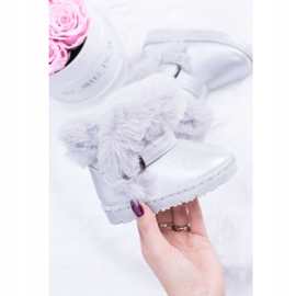 FRROCK Bottes de neige chaudes pour enfants avec fourrure Silver JellyBeans argent 1 FRROCK Bottes de neige chaudes pour enfants avec fourrure Silver JellyBeans argent 1