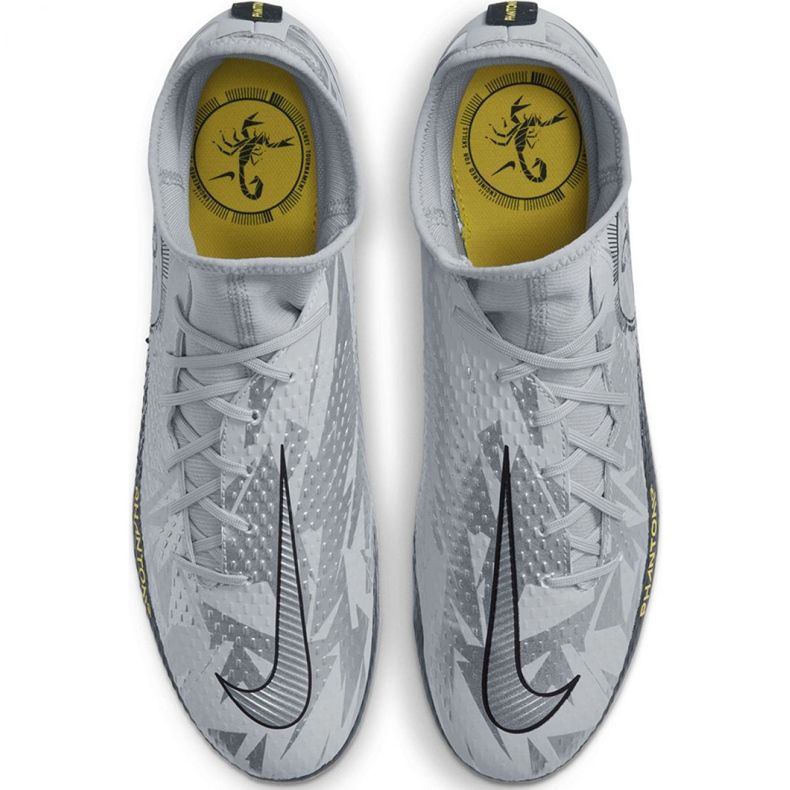 Nike Phantom Gt Scorpion Academy Dynamic Fit FG / MG M DA2266 001 chaussures de football bleu argent 1