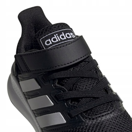 Chaussures Adidas Runfalcon C Jr EG1583 blanche le noir 2