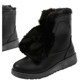 Bottes isolées noires d'Alrindra le noir 1