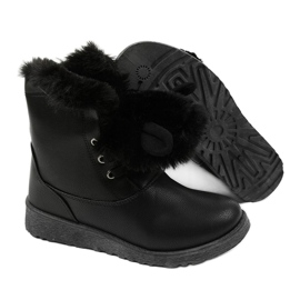 Bottes isolées noires d'Alrindra le noir 3