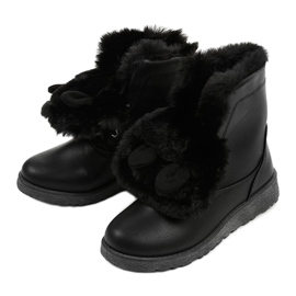 Bottes isolées noires d'Alrindra le noir 2