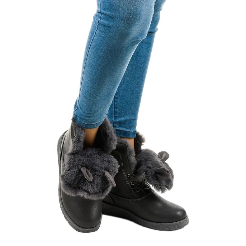 Bottes isolées grises d'Alrindra 1