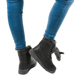 Bottes isolées grises d'Alrindra 3