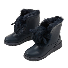 Bottes isolées bleu marine d'Alrindra 2