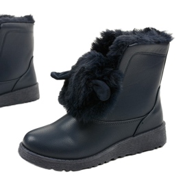 Bottes isolées bleu marine d'Alrindra 1