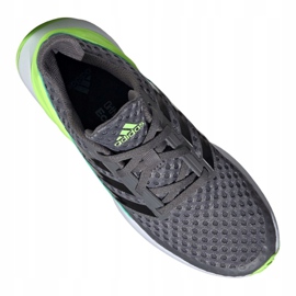 Chaussures de course adidas RapidaRun Jr FV4100 gris vert 4
